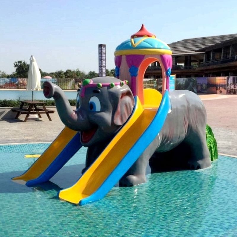 Το ξενοδοχείο και το θέρετρο Splash Pad Water Spray Park για συναρπαστικό μοντέλο διπλού διαδρόμου ελέφαντα