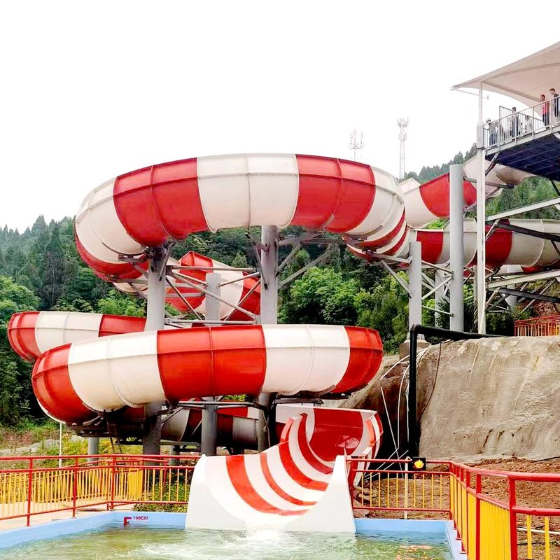 2.7m Wide Family Raft Water Slide για 4 αναβάτες με προσαρμοσμένο ύψος και χρώμα