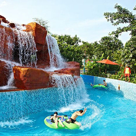 100-1000m μήκος Πάρκο νερού Lazy River Για 1-2 άτομα ανά σχεδία