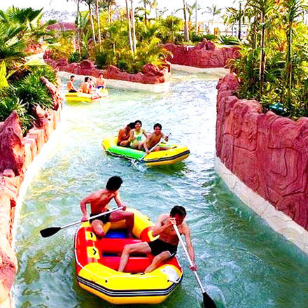 100-1000m μήκος Πάρκο νερού Lazy River Για 1-2 άτομα ανά σχεδία